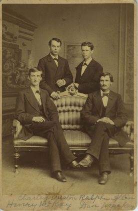 Ralph Allen and roommates, 1876