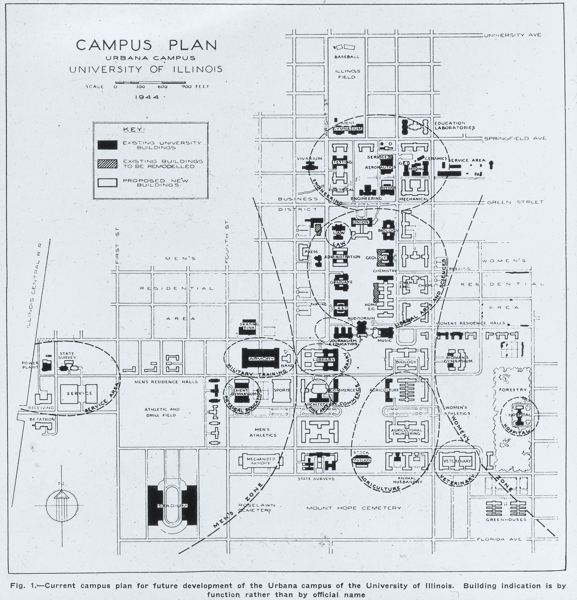 1952 Functional Campus Plan