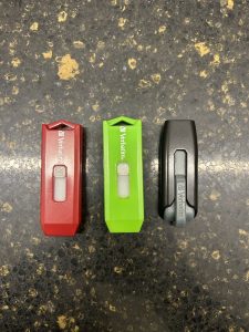 three flash drives