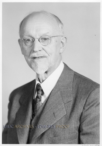 Photograph of Phineas Windsor from the University of Illinois Archives