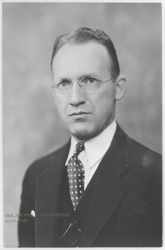 Photograph of Carl M. White from the University of Illinois Archives