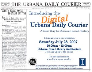 Digital Urbana Courier Poster Digital Urbana Courier Poster