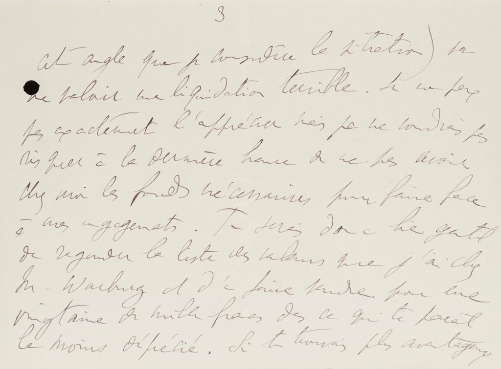 Letter from Marcel Proust to Lionel Hauser, 26 July [1914] – Rare Book ...