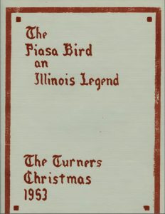 The card's interior