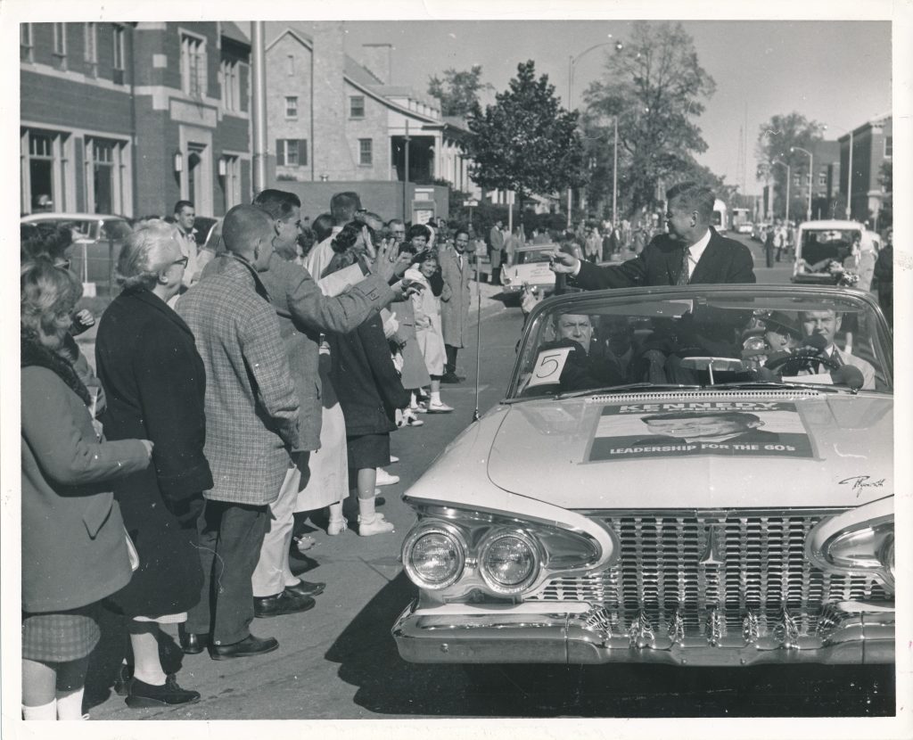 Kennedy's motorcade traveled along Wright Street.